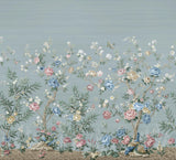 Brewster Home Fashions Winter Chinoiserie Robin's Egg Blue Wall Mural