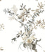York Neutral & Jade Wild Flowers Peel & Stick Beige Wallpaper