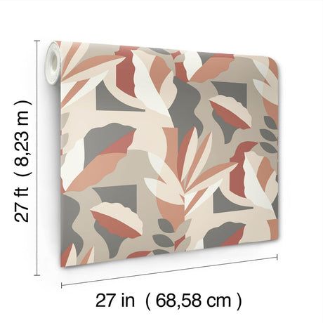 York Brick Papier Colle Red Wallpaper