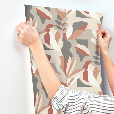 York Brick Papier Colle Red Wallpaper