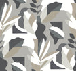 York Black & White Papier Colle Grey Wallpaper