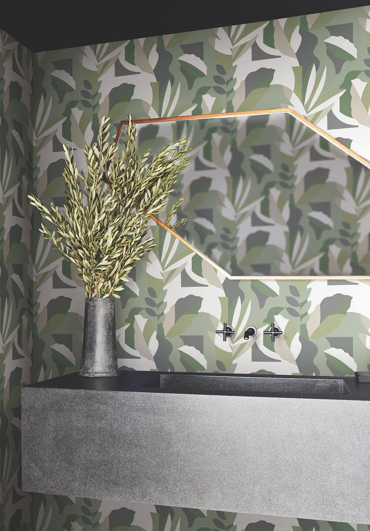 York Green Papier Colle Green Wallpaper