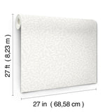 York Dove Grey Nebulous Cloud Off-White Wallpaper