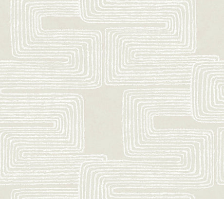 York Neutral & Pearl Zulu Thread Beige Wallpaper
