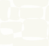 York White & Ivory Block White Wallpaper