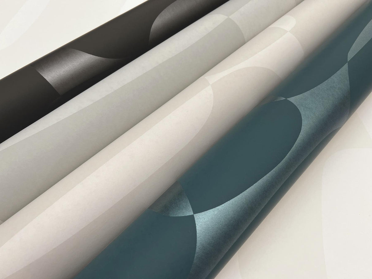 York Black & Metallic Block Black Wallpaper