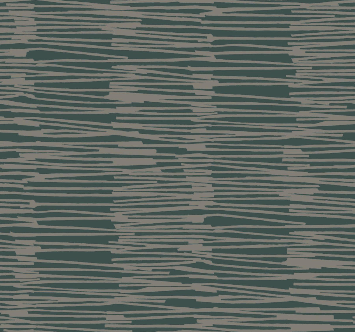 York Forest & Silver Water Reed Thatch Green Wallpaper