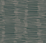 York Forest & Silver Water Reed Thatch Green Wallpaper