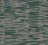 York Forest & Silver Water Reed Thatch Green Wallpaper