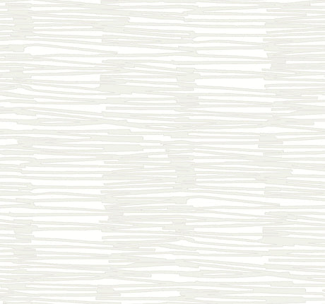 York Ivory & Glint Water Reed Thatch Off-White Wallpaper