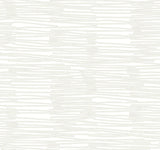 York Ivory & Glint Water Reed Thatch Off-White Wallpaper