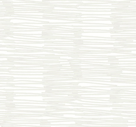 York Ivory & Glint Water Reed Thatch Off-White Wallpaper