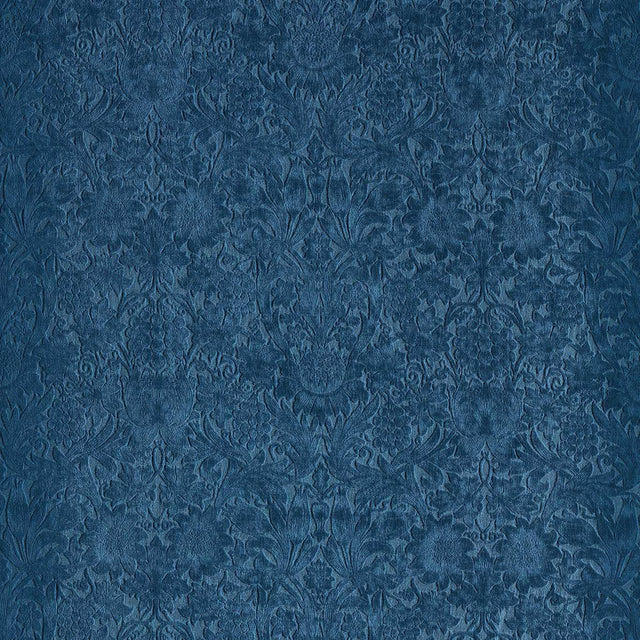 Morris & Co Sunflower Caffoy Velvet Inky Fingers Fabric