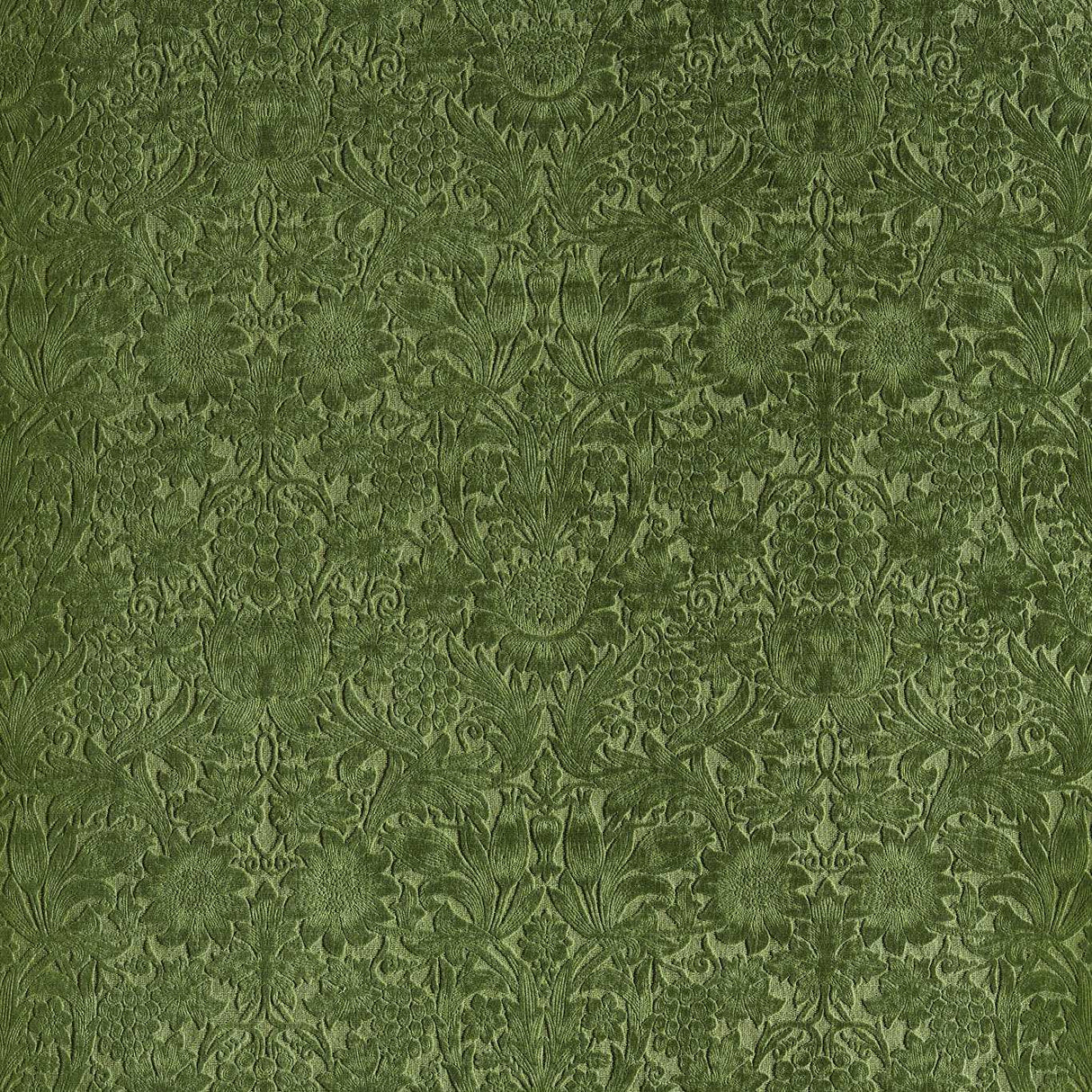 Morris & Co Sunflower Caffoy Velvet Tump Fabric