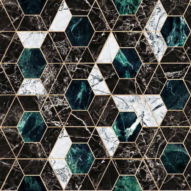 MindTheGap HEXA Onyx Manhattan Metallic Edition Wallpaper