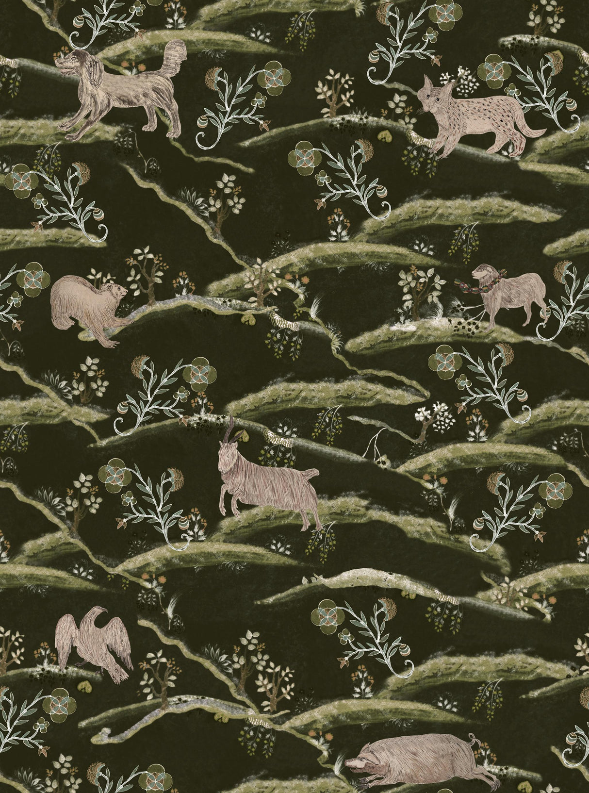 MindTheGap COUNTRYSIDE by Night TRANSYLVANIAN ROOTS Wallpaper