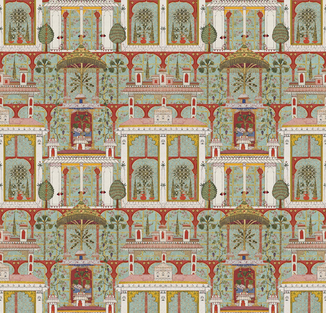 MindTheGap MAJORELLE GARDEN Agate Tales of Maghreb Wallpaper