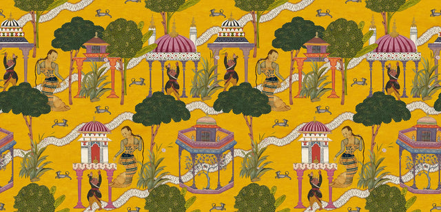 MindTheGap MAGHREB Turmeric Tales of Maghreb Wallpaper