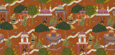 MindTheGap MAGHREB Orange Tales of Maghreb Wallpaper