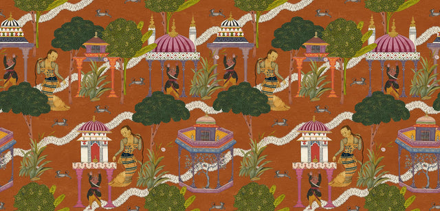 MindTheGap MAGHREB Orange Tales of Maghreb Wallpaper