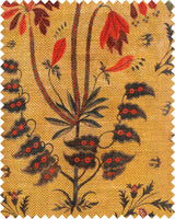 MindTheGap GYPSY OCHRE Natural linen Fabric