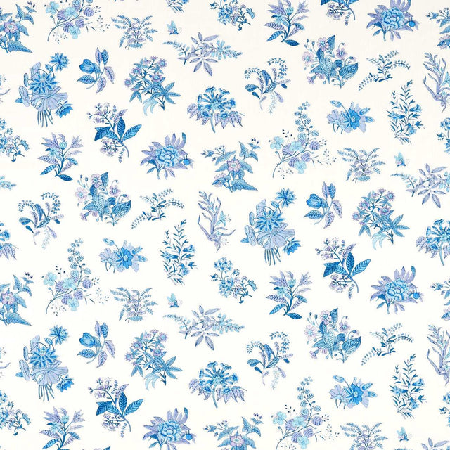 Harlequin Woodland Floral Lapis/Amethyst/Pearl Fabric