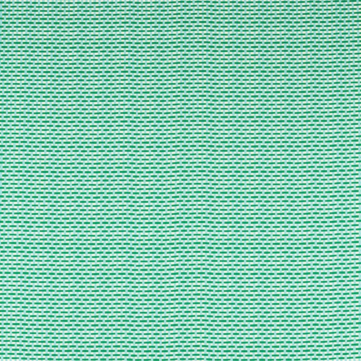 Harlequin Basket Weave Emerald/Aquamarine Fabric