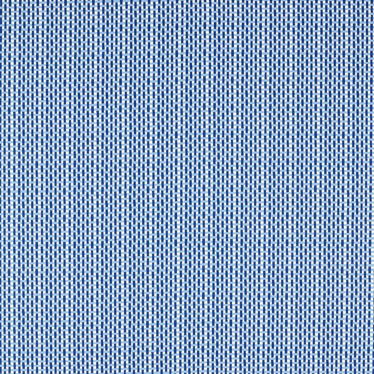 Harlequin Basket Weave Lapis/Sky Fabric