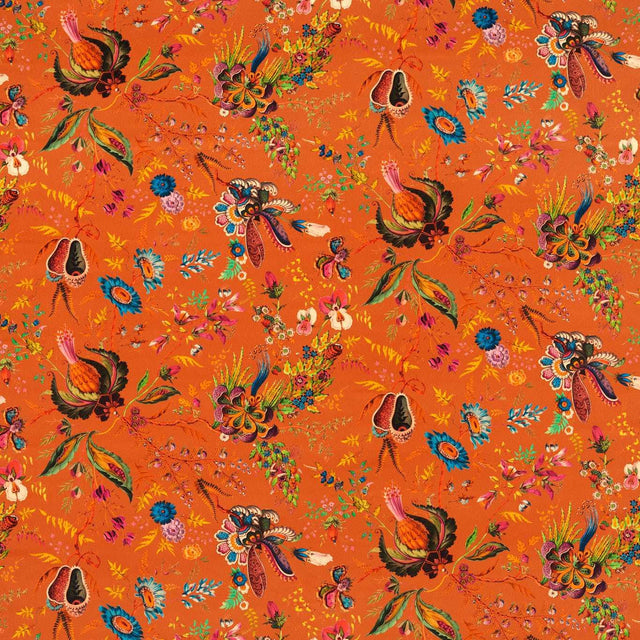 Harlequin Wonderland Floral Amber/Lapis/Ruby Fabric