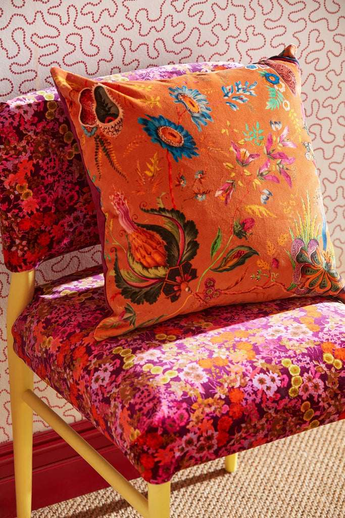 Harlequin Amber/Lapis/Ruby Sophie Robinson Fabrics Fabric