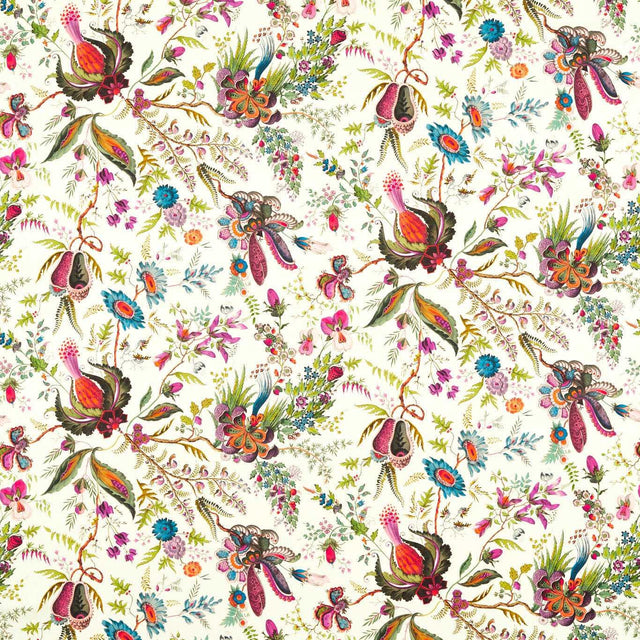 Harlequin Wonderland Floral Spinel/Peridot/Pearl Fabric