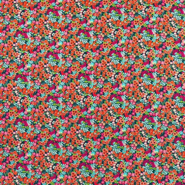 Harlequin Wildflower Meadow Carnelian/Aquamarine/Peridot Fabric