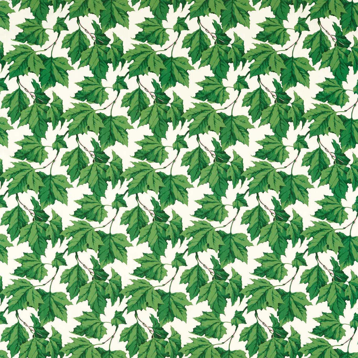 Harlequin Dappled Leaf Emerald Fabric