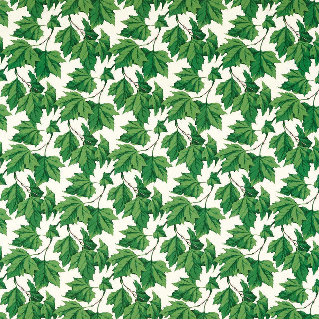 Harlequin Dappled Leaf Emerald Fabric