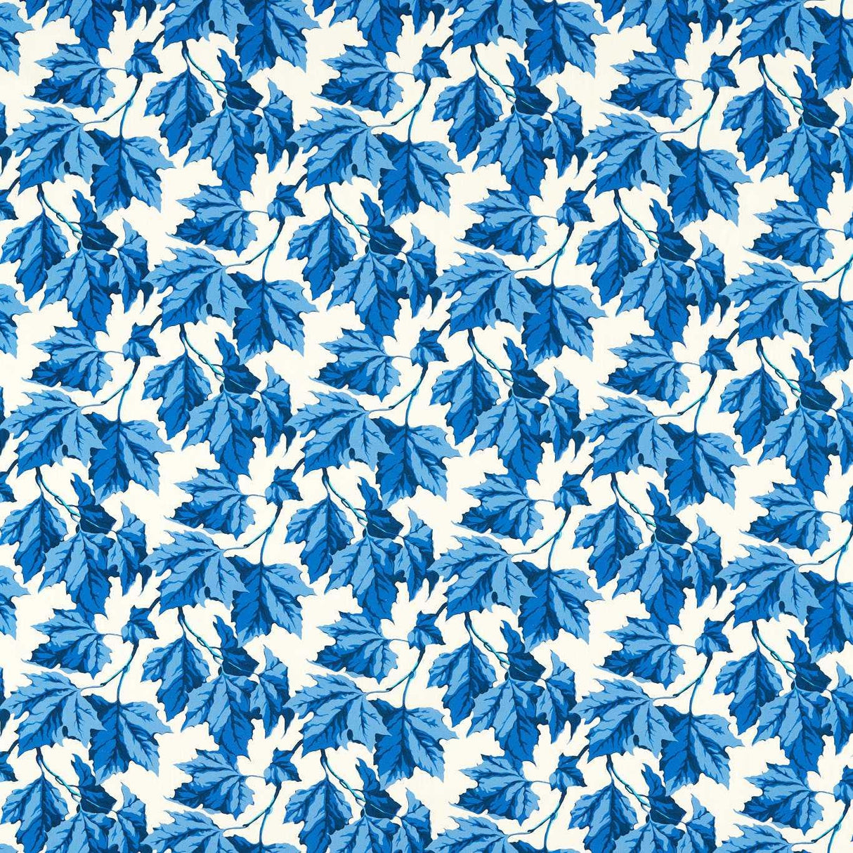 Harlequin Dappled Leaf Lapis Fabric