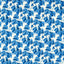 Harlequin Dappled Leaf Lapis Fabric