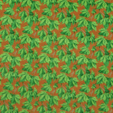 Harlequin Dappled Leaf Emerald/Amber Fabric