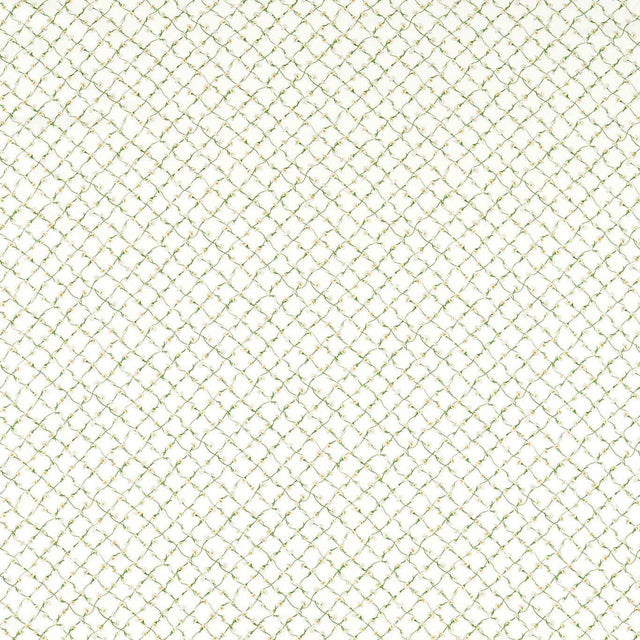 Harlequin Daisy Trellis Emerald/Pearl Fabric