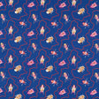 Harlequin Jewel Beetles Lapis Fabric
