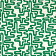 Harlequin Meander Emerald/Aquamarine Fabric