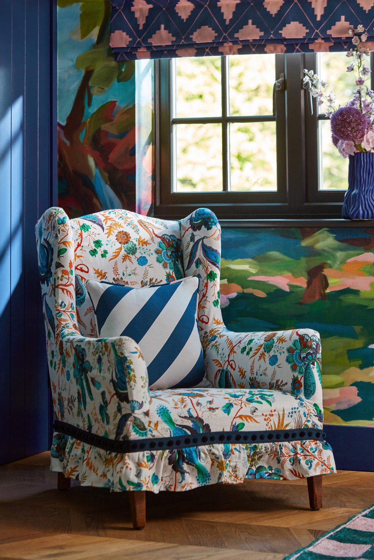 Harlequin Lapis Sophie Robinson Fabrics Fabric