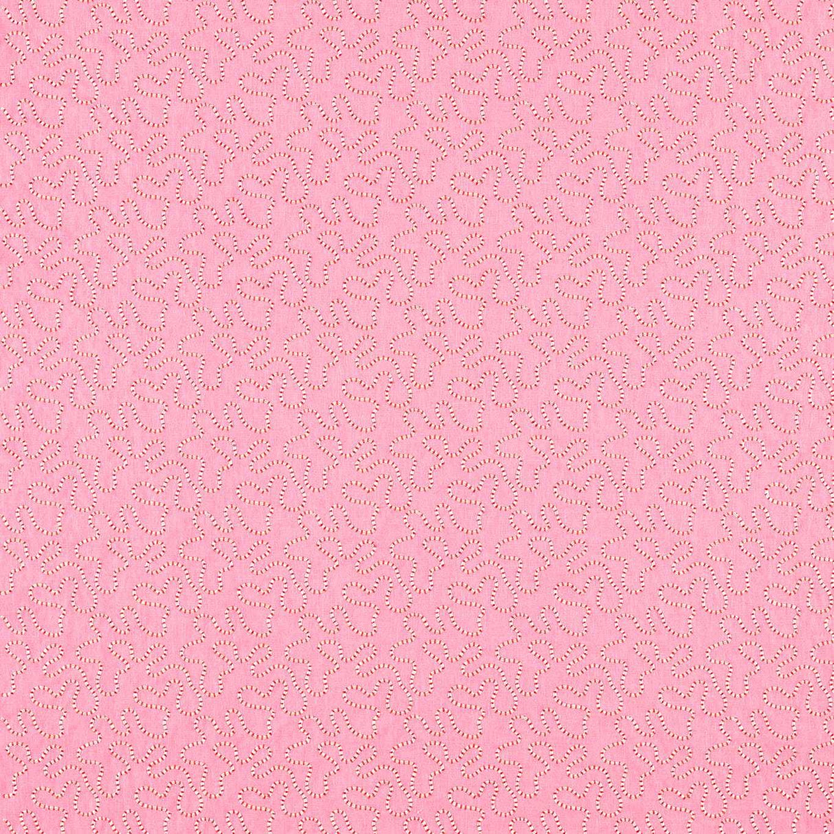 Harlequin Wiggle Rose Quartz/Ruby Fabric
