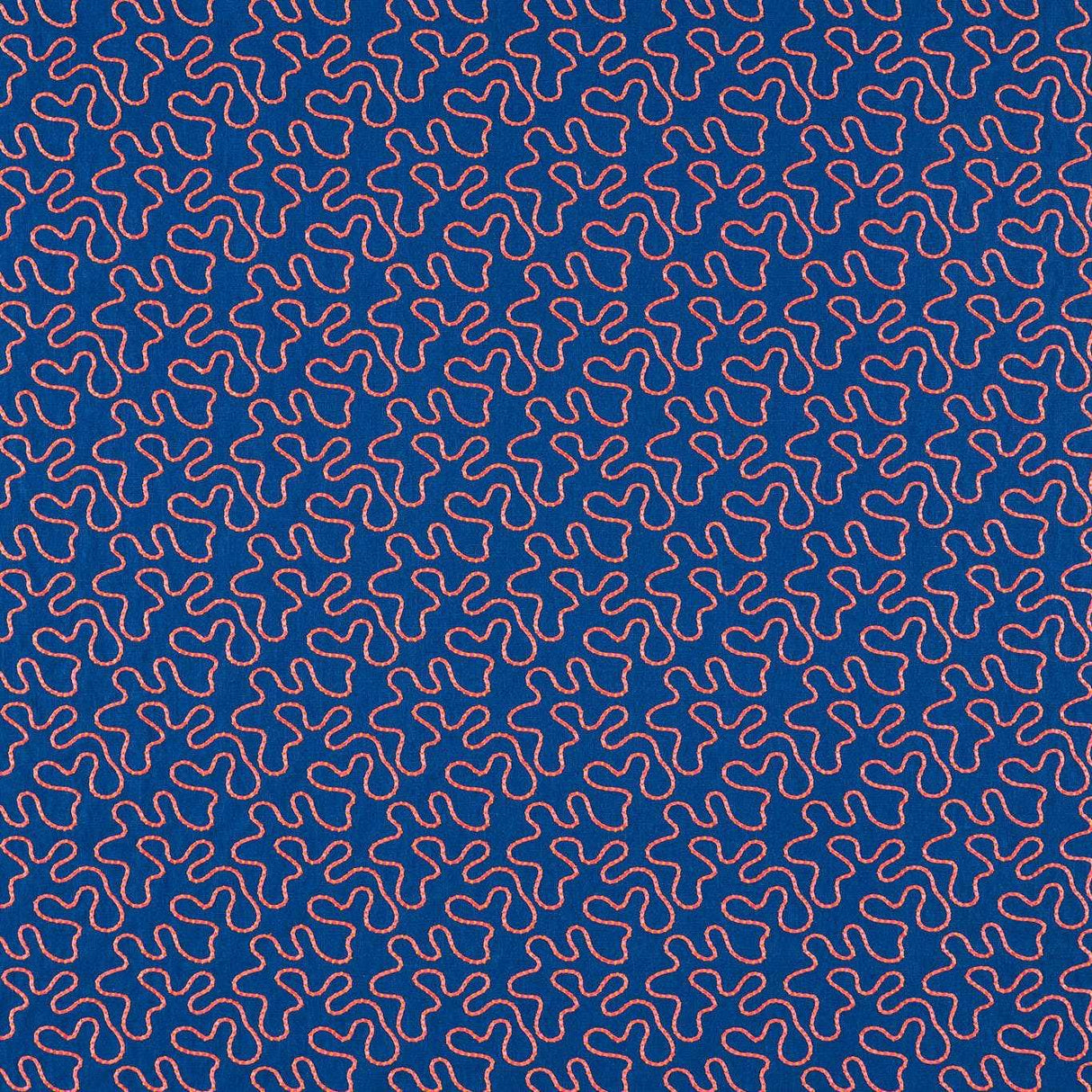 Harlequin Wiggle Lapis/Spinel Fabric