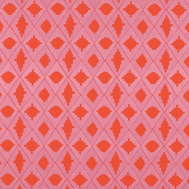 Harlequin Garden Terrace Ruby/Rose Fabric