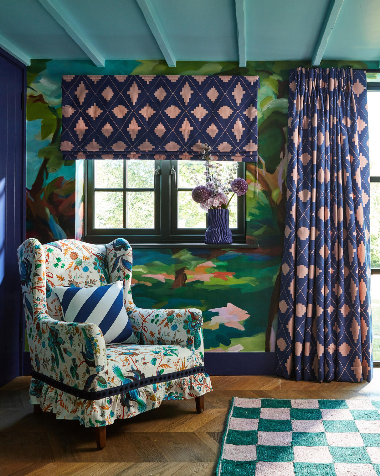 Harlequin Ruby/Rose Sophie Robinson Fabrics Fabric