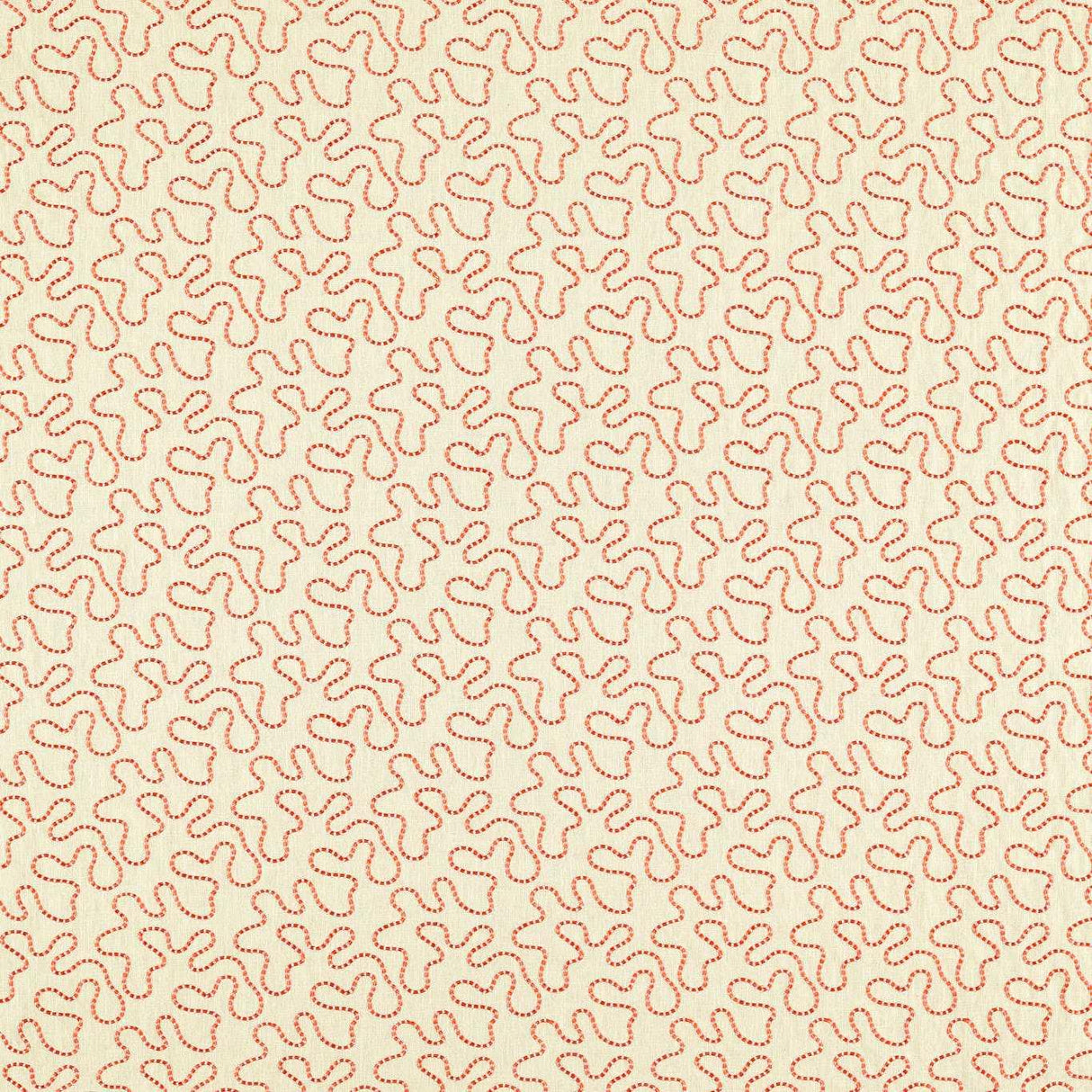 Harlequin Wiggle Linen/Carnelian Fabric