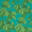 Harlequin Dappled Leaf Emerald/Teal Wallpaper