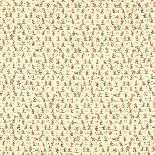 Sanderson Mickey & Minnie Rhubarb & Custard Fabric