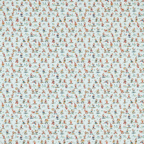 Sanderson Mickey & Minnie Bonbon Blue Fabric