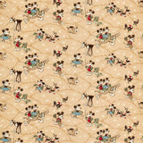 Sanderson Mickey At the Farm Butterscotch Fabric